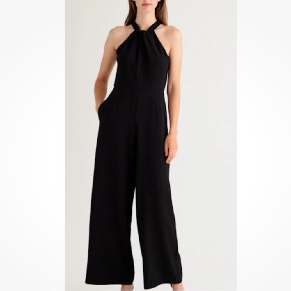 Julia Jordan Black Halter Jumpsuit
